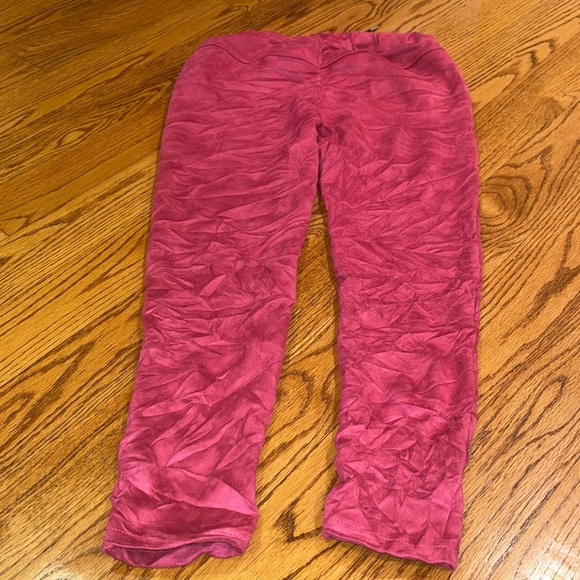 NWT Coastal Bloom Woman’s Fushia Suede Soul Italian Joggers - Picture 4 of 7